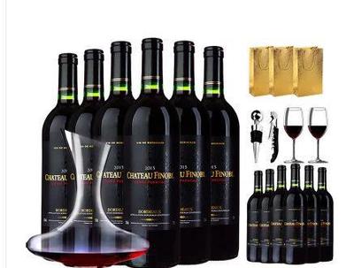 法國波爾多AOC 原瓶進口紅酒 芙諾蘭干紅葡萄酒整箱進口清關